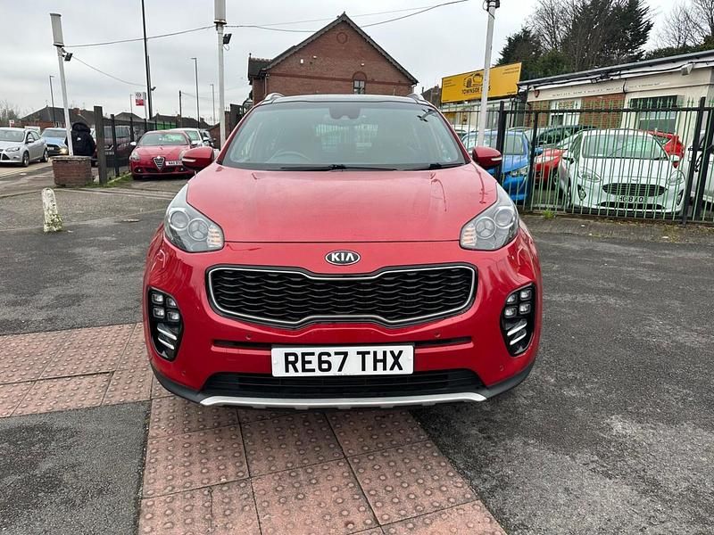 Used Kia Sportage GT-Line S 177 HP (130 kW) 2017 Red SUV