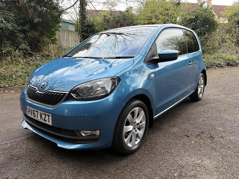 Used Skoda Citigo SE L 75 HP (55 kW) 2017 Blue Hatchback