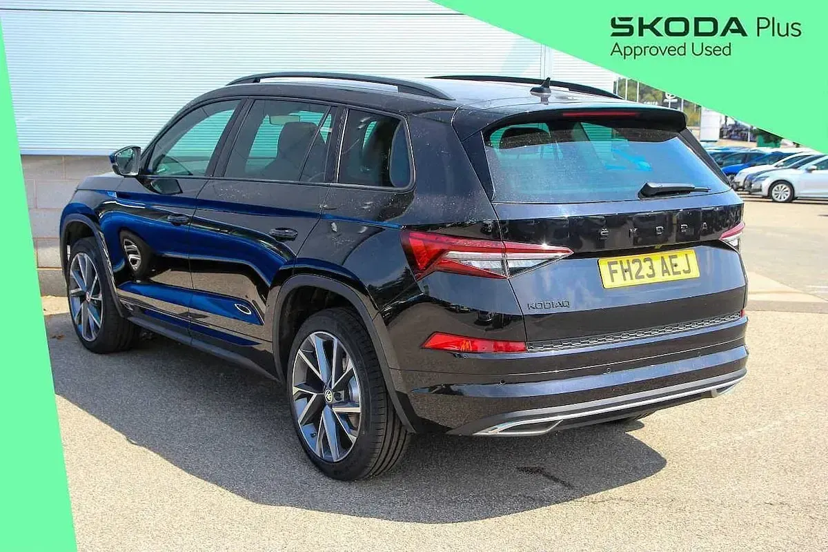 Used Skoda Kodiaq SportLine 110 HP (80 kW) 2023 Black magic pearl effect SUV