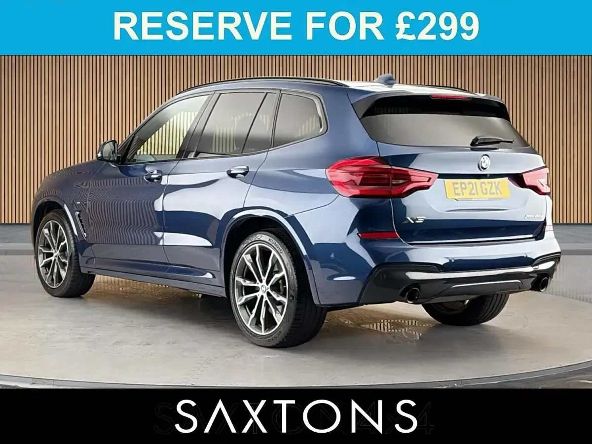 Used BMW X3 M Sport 190 HP (139 kW) 2021 Phytonic blue SUV