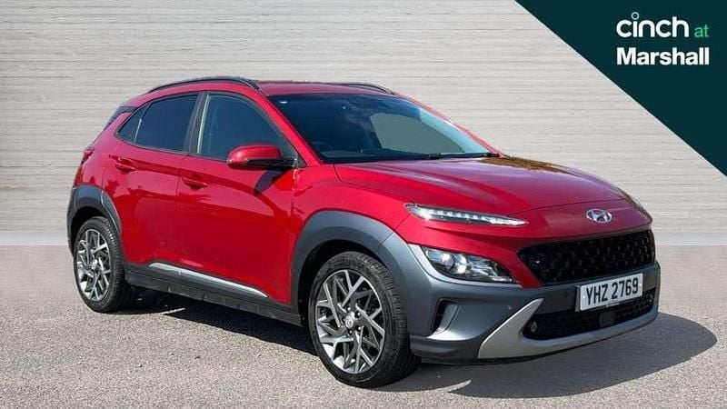 Red Used 2021 Hyundai Kona Premium SUV | £14,093 (Fair price) - Image 1/4