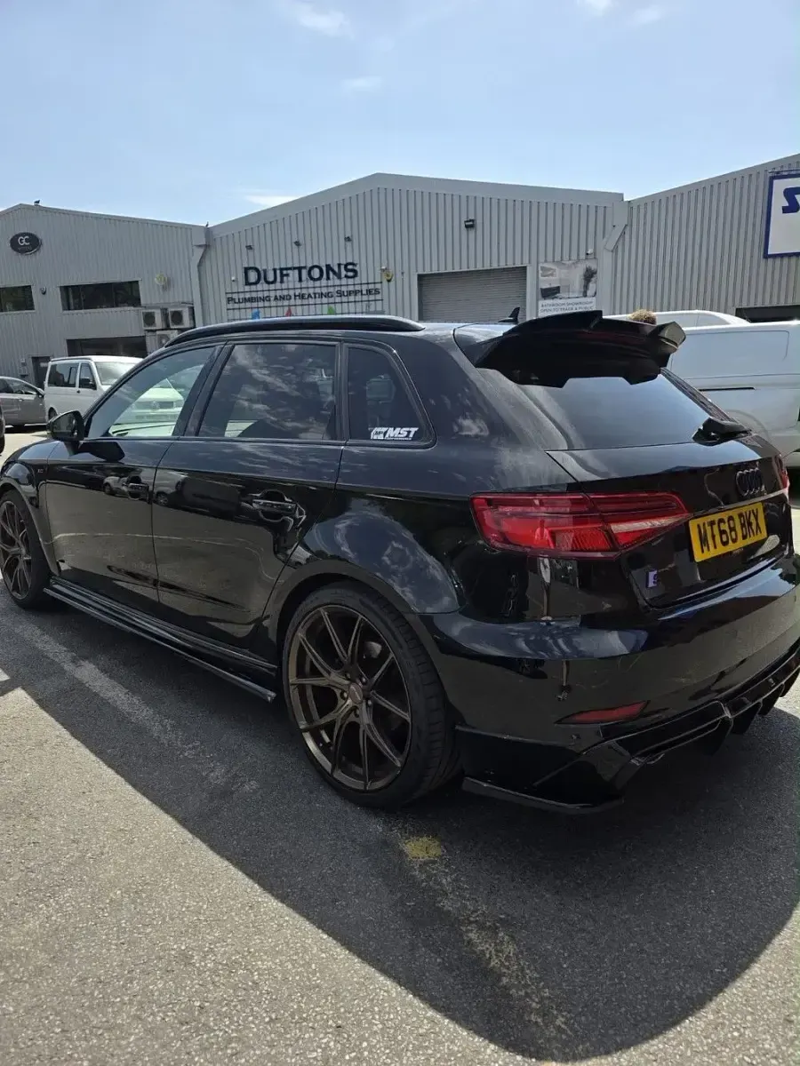 Used Audi A3 Black Edition 150 HP (110 kW) 2018 Black Sedan