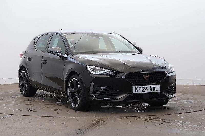 Metallic midnight black Used 2024 Cupra Leon Hatchback | £20,390 (Fair price) - Image 1/4