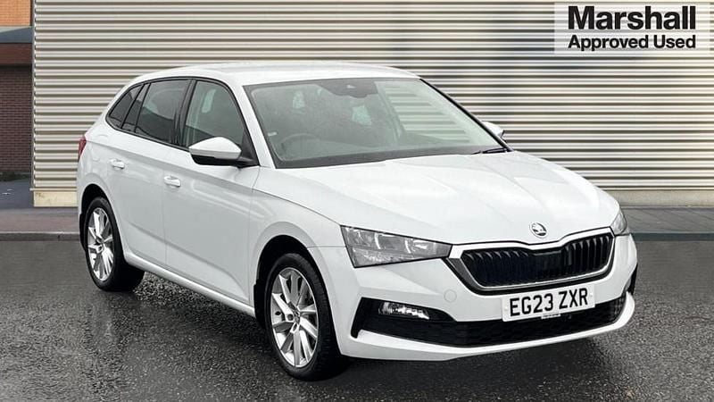 White Used 2023 Skoda Scala Monte Carlo Hatchback | £17,420 (Fair price) - Image 1/4