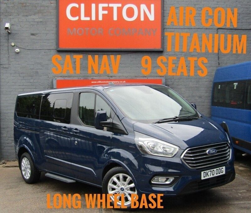 Blue Used 2020 Ford Tourneo Custom Titanium MPV | £18,333 (Good price) - Image 1/4