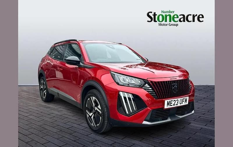 Red Used 2023 Peugeot 2008 Allure SUV | £15,995 (Fair price) - Image 1/4