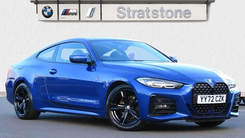 Blue Used 2022 BMW 420 M Sport Coupe | £26,697 (Fair price) - Image 1/4