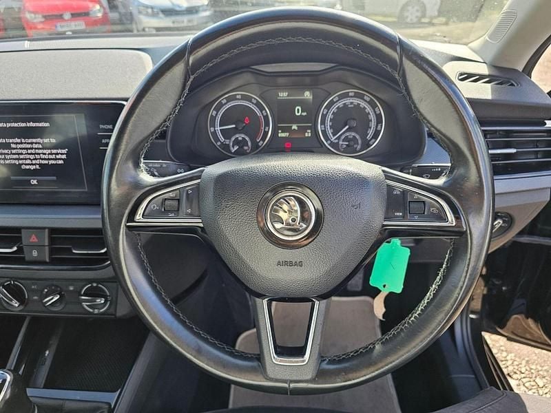 Used Skoda Scala SE 95 HP (69 kW) 2020 Black Hatchback