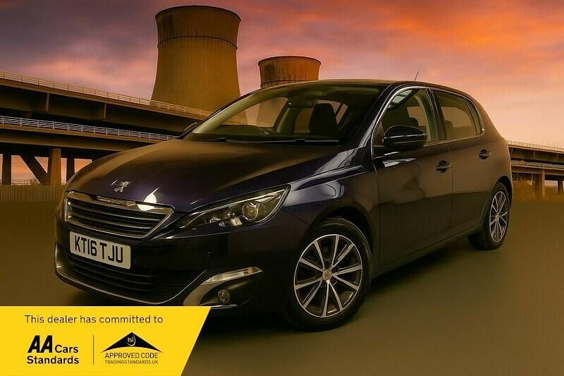 Blue Used 2016 Peugeot 308 Allure Hatchback | £3,990 (Good price) - Image 1/3