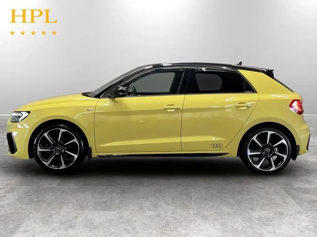 Used Audi A1 Sportback S-Line 150 HP (110 kW) 2020 Yellow Hatchback