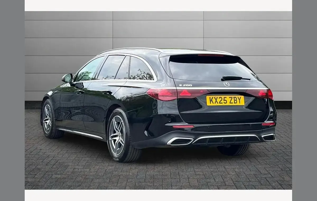 Used Mercedes E200 AMG line 200 HP (147 kW) 2025 Black Estate