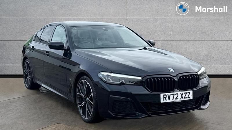 Carbon black Used 2022 BMW 520 M Sport | £27,881 (A bit pricey) - Image 1/4