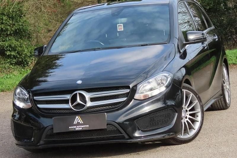 Used Mercedes B180 AMG line 109 HP (80 kW) 2015 Black MPV