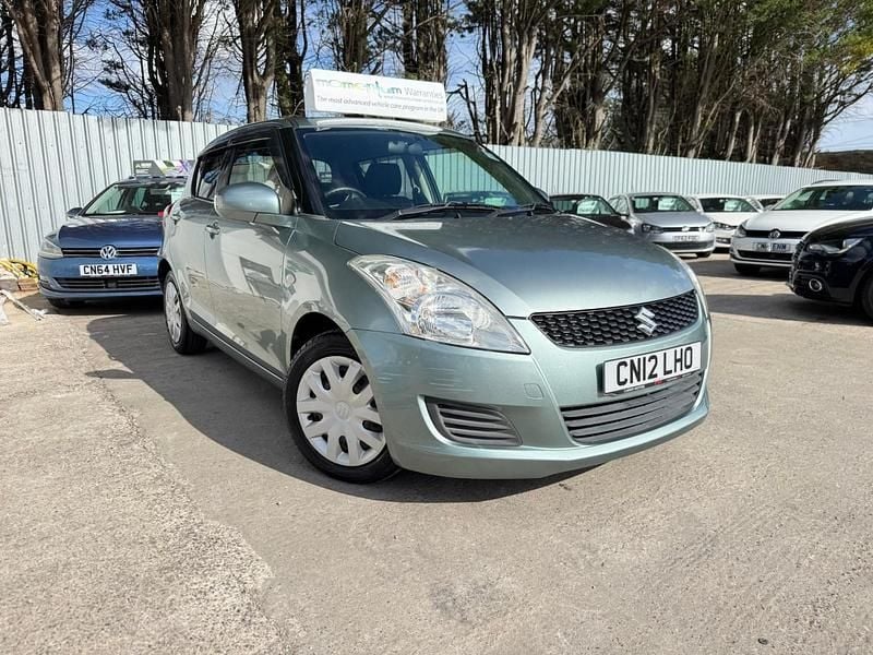 Green Used 2012 Suzuki Swift SZ4 Hatchback | £6,495 (Fair price) - Image 1/3