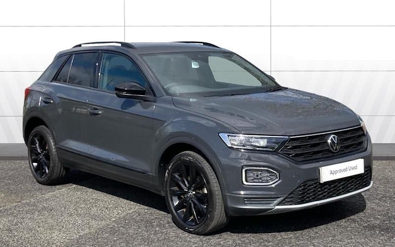 Used VW T-Roc Black Edition 110 HP (80 kW) 2021 Grey SUV