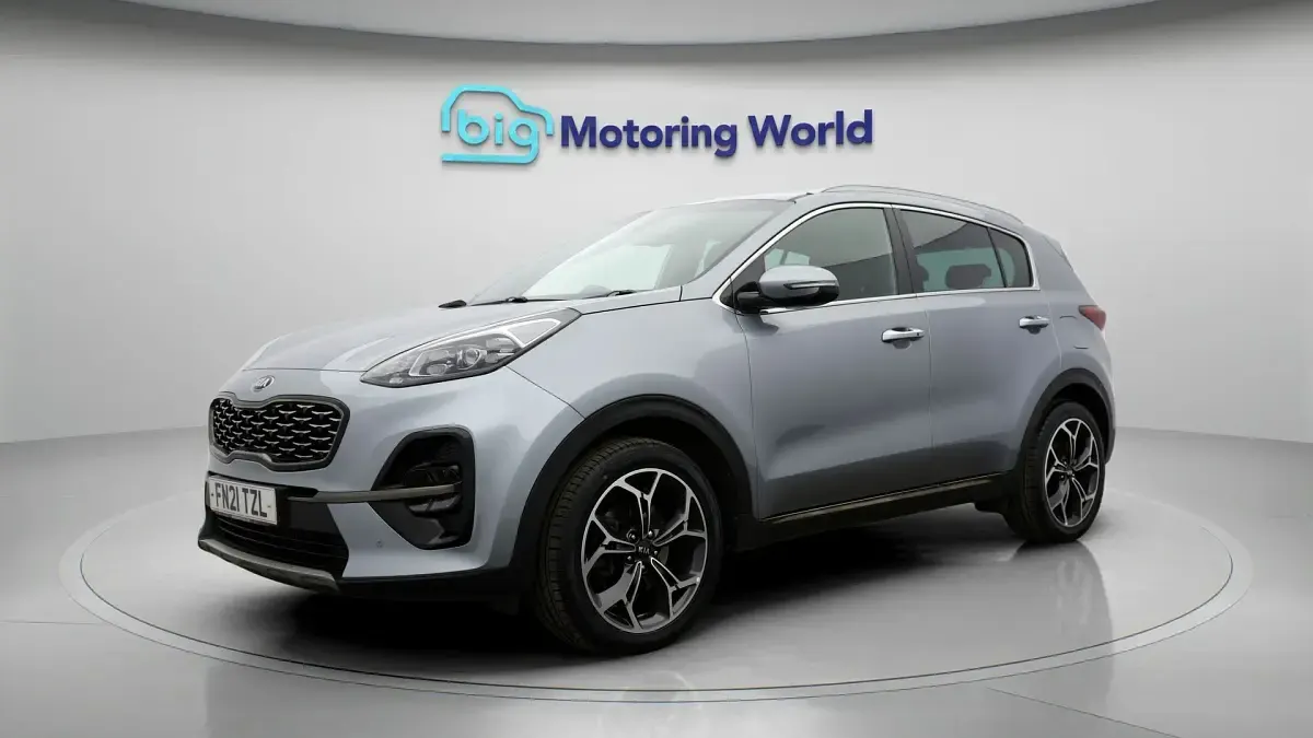 Used Kia Sportage GT-Line 177 HP (130 kW) 2021 Silver SUV
