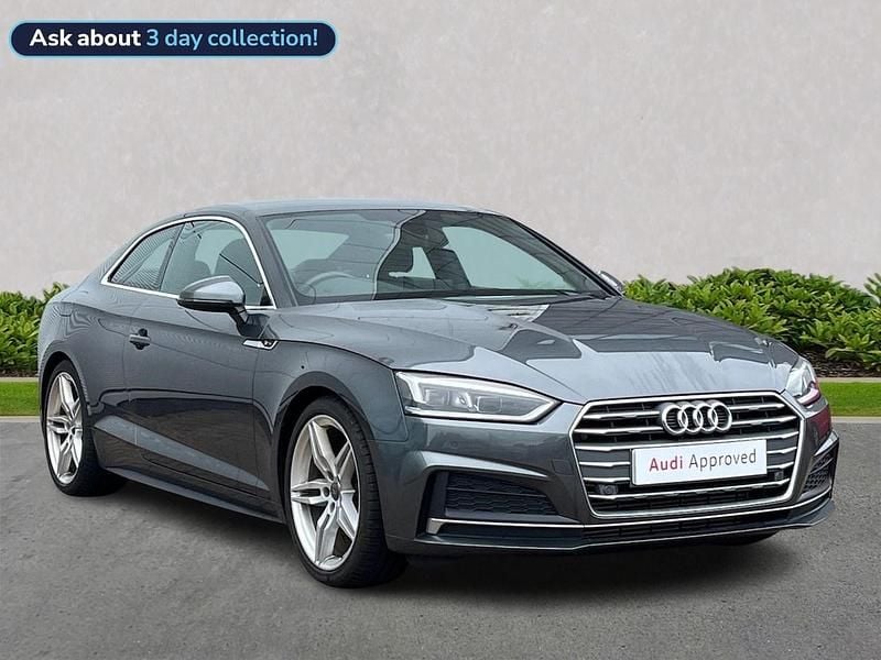 Grey Used 2020 Audi A5 S-Line Coupe | £18,385 (Super price) - Image 1/2