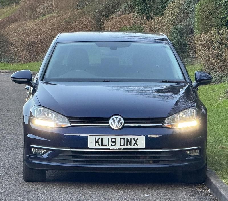 Used VW Golf VII Match 150 HP (110 kW) 2019 Blue Hatchback