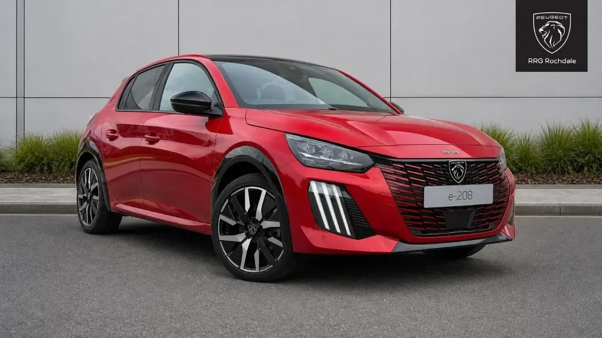 New Peugeot e-208 GTi 114 kW (156 HP) 2026 Red Hatchback