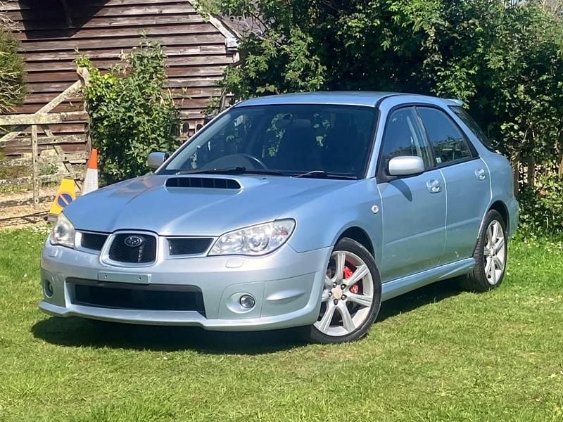 Begagnad Subaru Impreza 2007 Blå Kombi