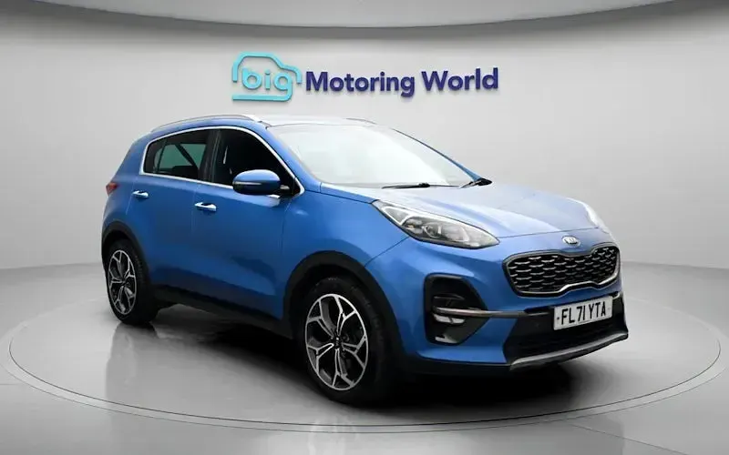 Used Kia Sportage GT-Line 136 HP (100 kW) 2021 Blue SUV