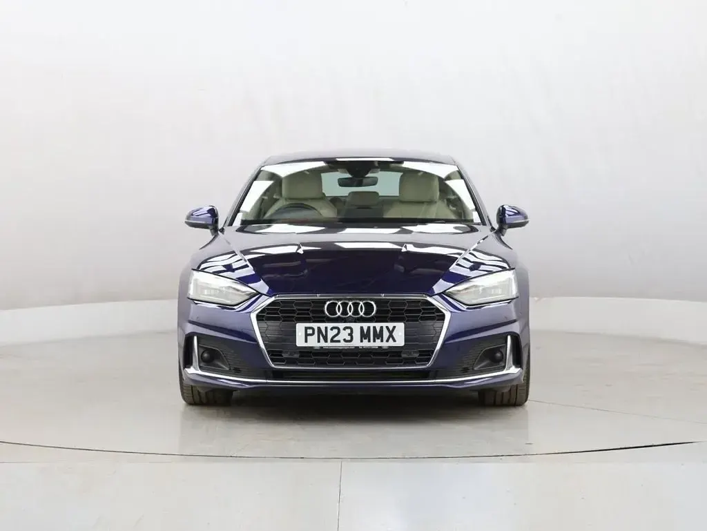 Used Audi A5 Sportback Sport 150 HP (110 kW) 2023 Blue Hatchback