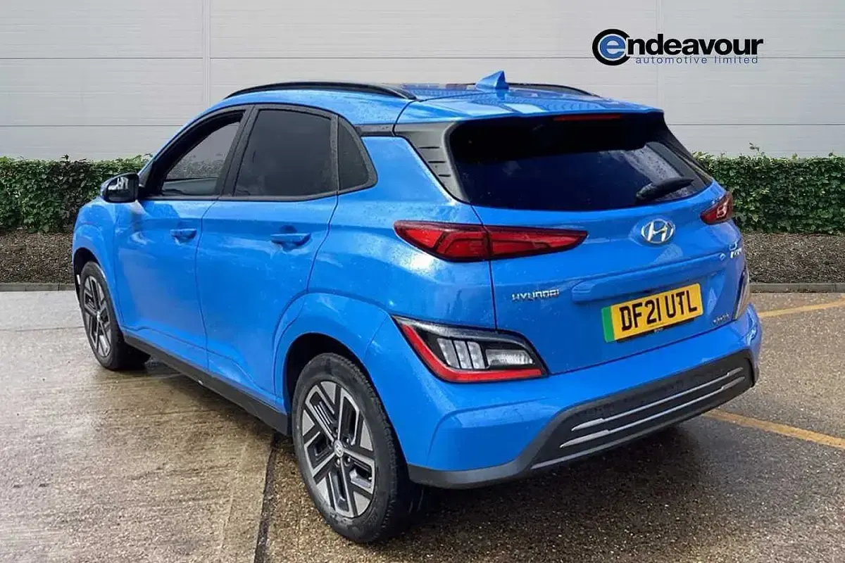 Used Hyundai Kona Premium 150 kW (204 HP) 2021 Blue SUV