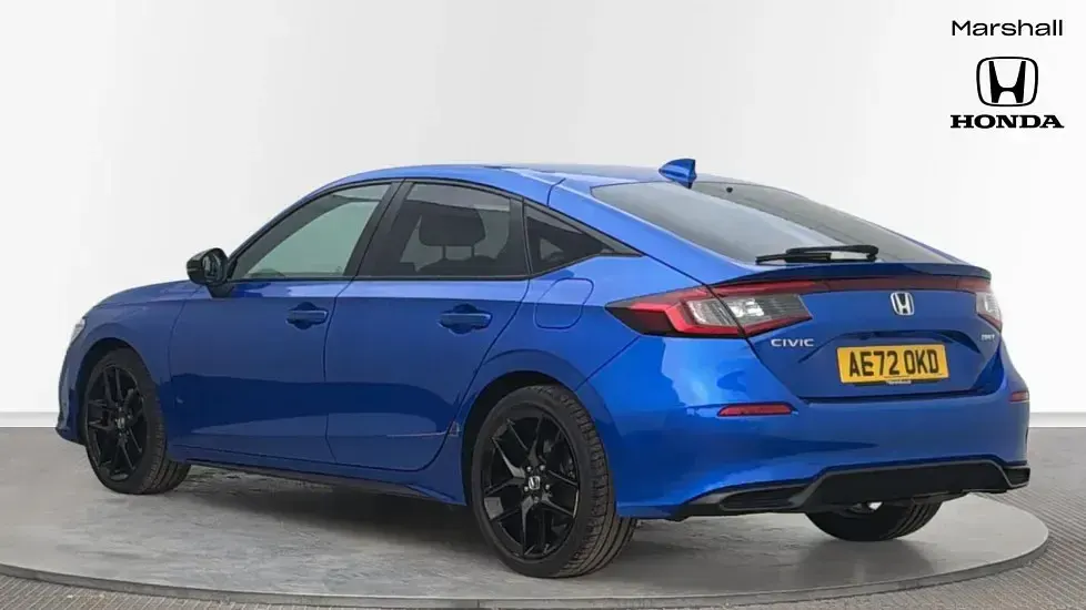 Używany Honda Civic Sport 184 KM (135 kW) 2022 Niebieski Hatchback