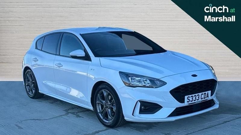 White Used 2022 Ford Focus ST-Line Hatchback | £12,013 (Good price) - Image 1/4