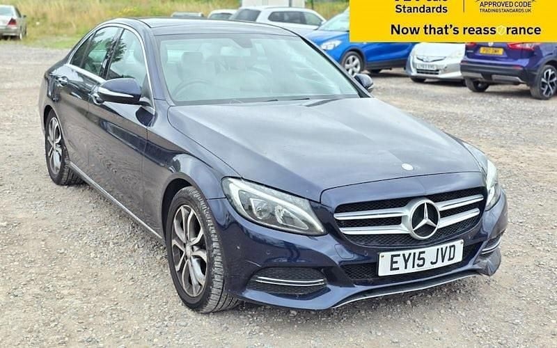 Blue Used 2015 Mercedes C220 Premium Sedan | £8,888 (Fair price) - Image 1/4