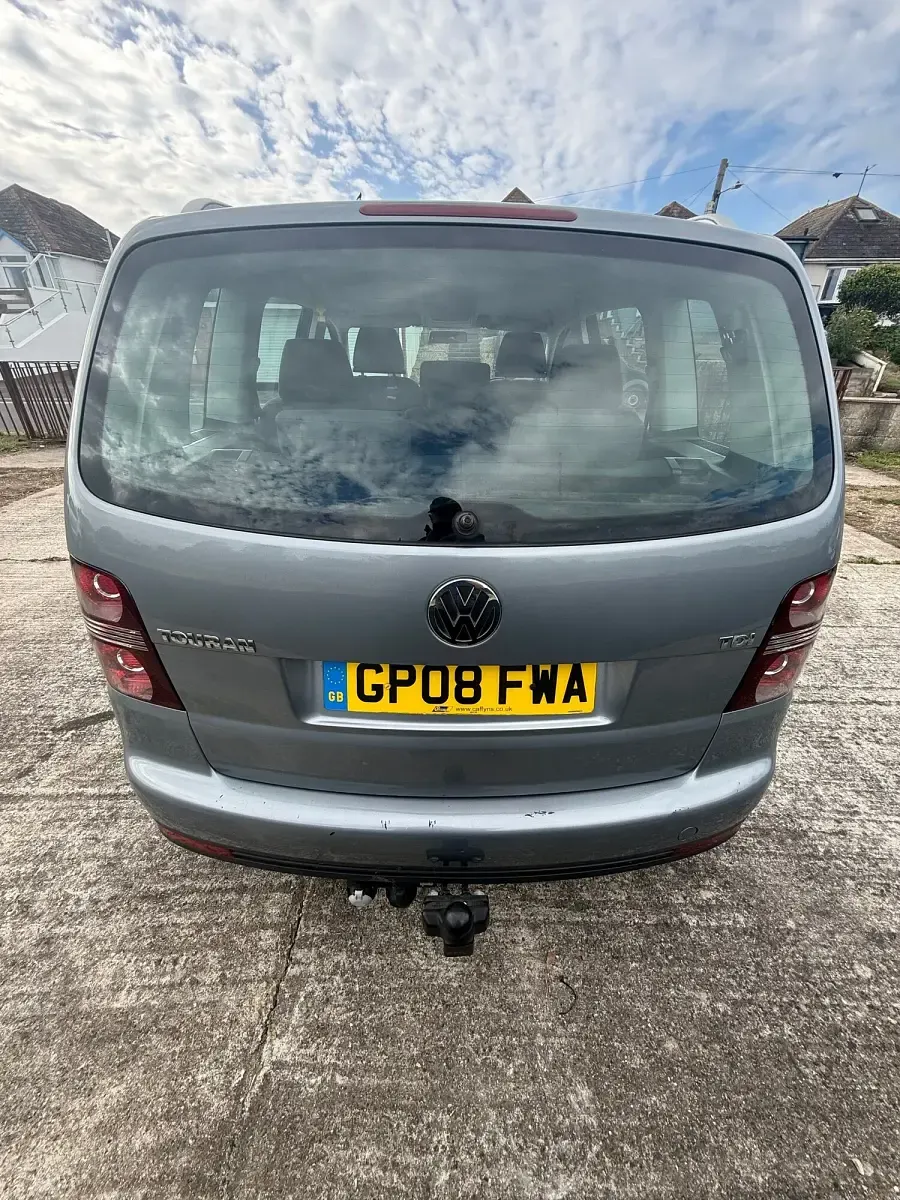 Used VW Touran SE 105 HP (77 kW) 2008 Grey MPV