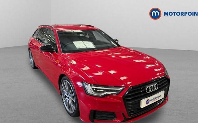 Used Audi A6 Black Edition 204 HP (150 kW) 2021 Red Estate