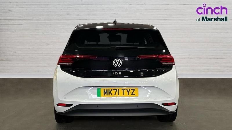 Used VW ID.3 Pro Performance 150 kW (204 HP) 2021 White Hatchback