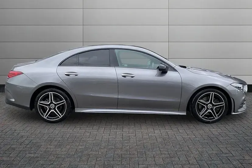 Used Mercedes CLA200 AMG Line Premium 163 HP (119 kW) 2023 Mountain grey Coupe