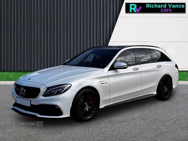 Used Mercedes C63S AMG Premium 2016 White Estate