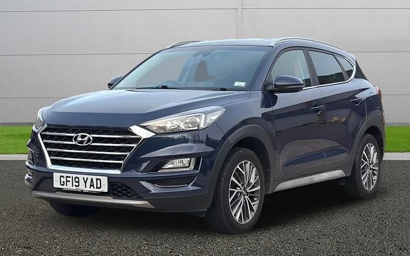Used Hyundai Tucson Premium 116 HP (85 kW) 2019 Blue SUV