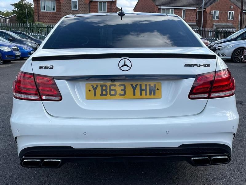 Used Mercedes E63 AMG 2014 White Sedan