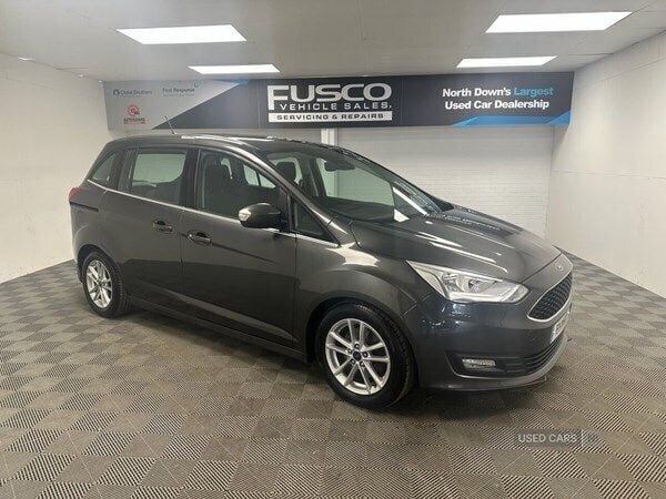 Grey Used 2017 Ford Grand C-Max Zetec MPV | £6,990 (Good price) - Image 1/4