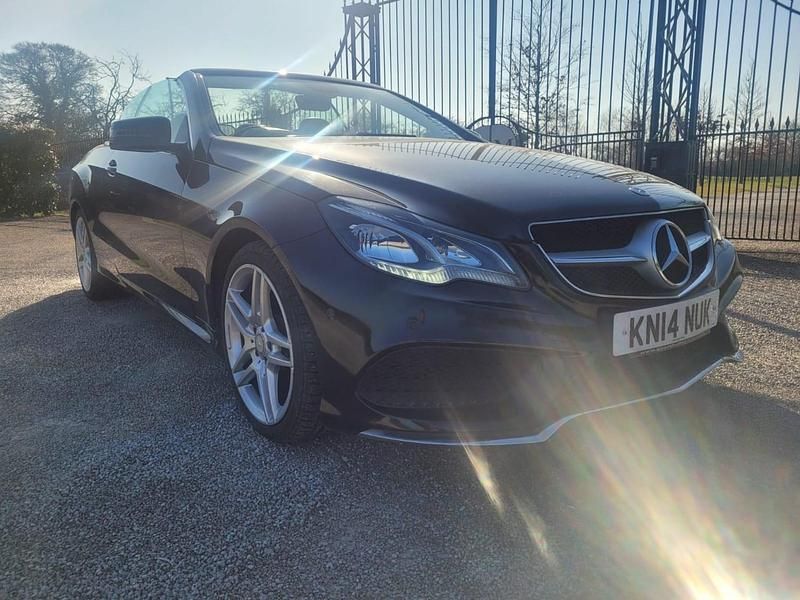 Used Mercedes E220 AMG 170 HP (125 kW) 2014 Black Cabriolet