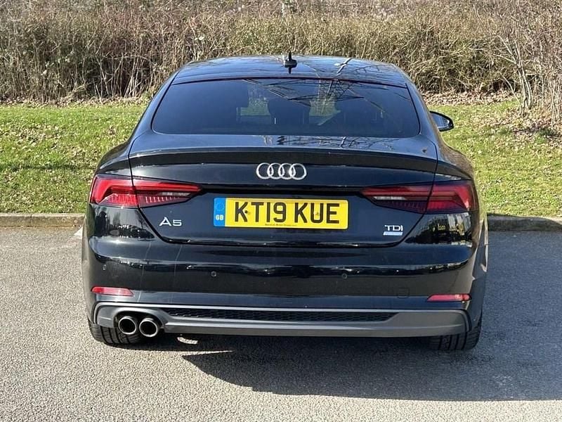 Used Audi A5 Sportback S-Line 190 HP (139 kW) 2019 Black Hatchback