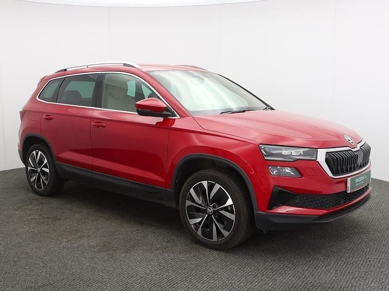 Used Skoda Karoq SE L 150 HP (110 kW) 2022 Red SUV
