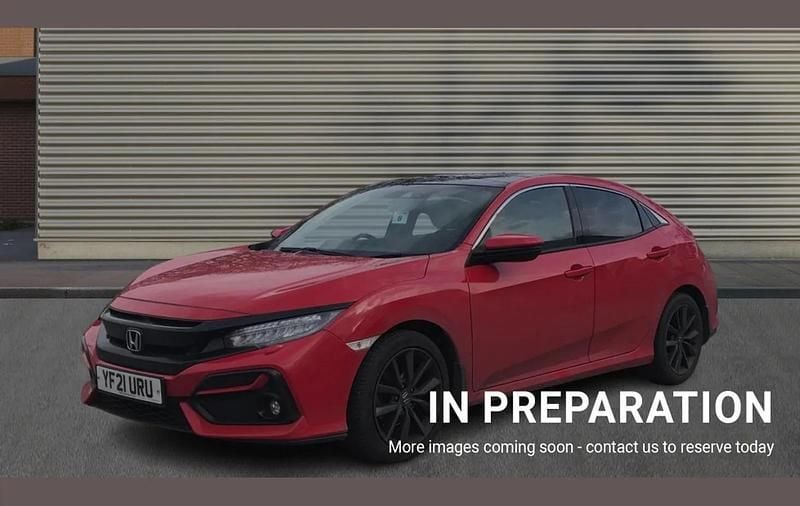 Used Honda Civic EX 126 HP (92 kW) 2021 Red Hatchback