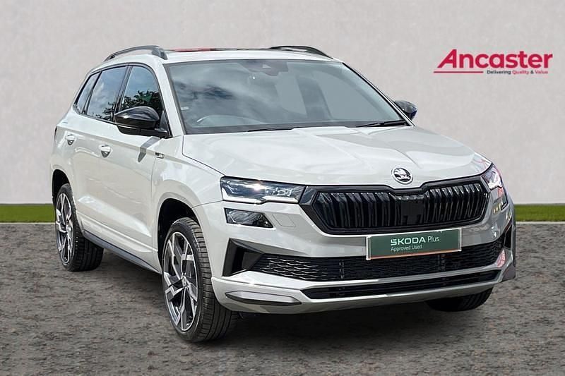 Grey Used 2024 Skoda Karoq SportLine SUV | £29,975 (Fair price) - Image 1/4