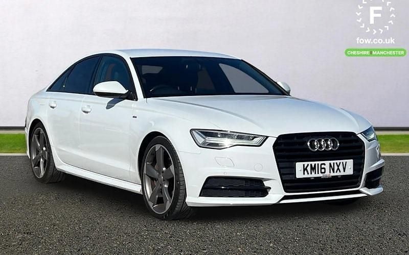 Used Audi A6 Black Edition 219 HP (161 kW) 2016 White Sedan