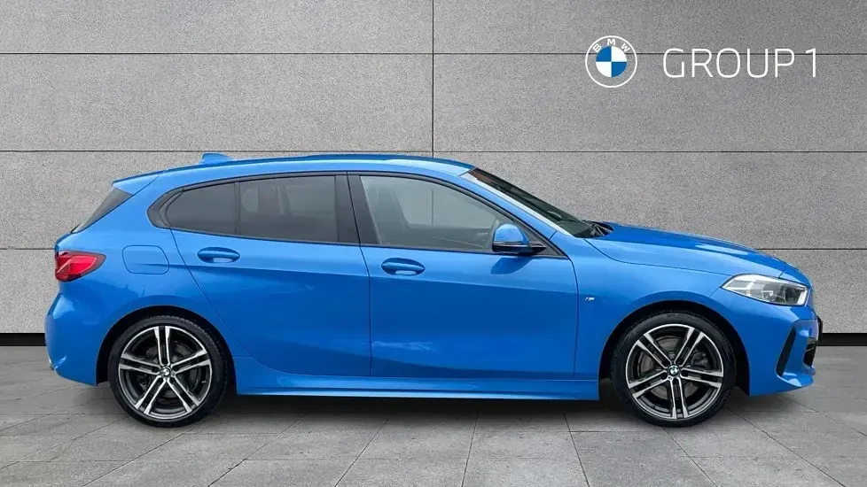 Used BMW 120 M Sport 190 HP (139 kW) 2020 Misano blue metallic Hatchback