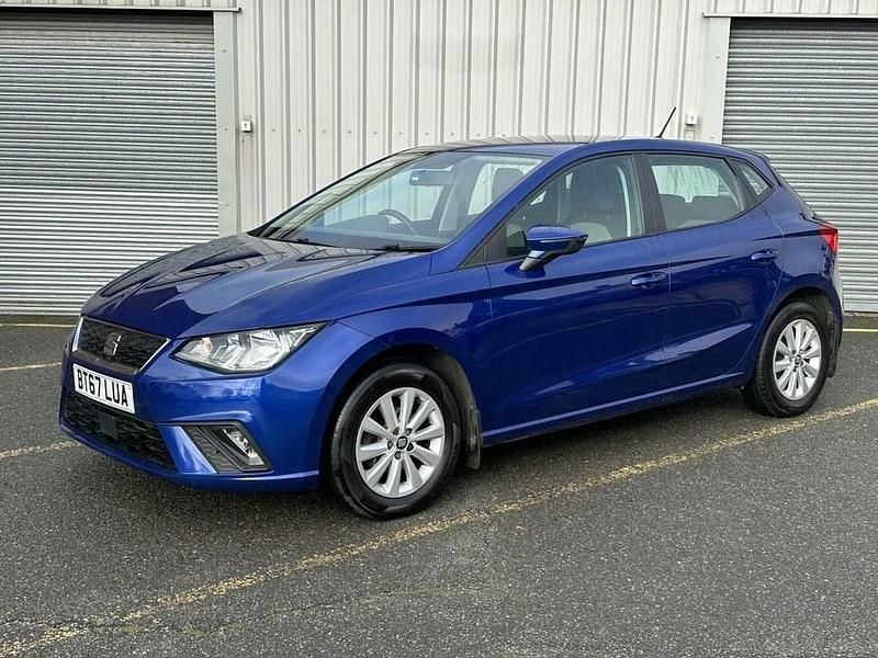 Used Seat Ibiza SE Technology 95 HP (69 kW) 2017 Blue Hatchback