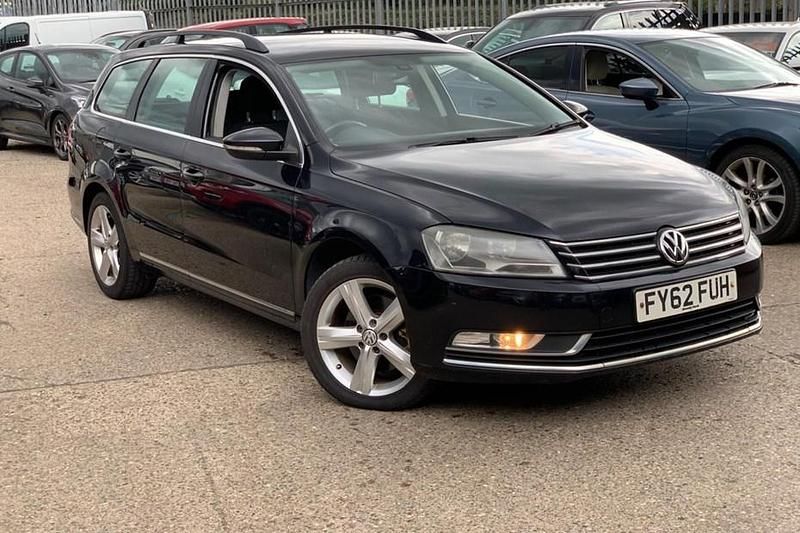 Black Used 2012 VW Passat SE Estate | £3,895 (Fair price) - Image 1/1
