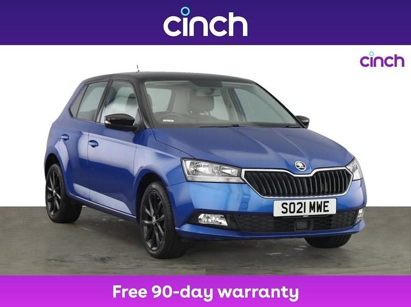 Blue Used 2021 Skoda Fabia Colour Edition Hatchback | £13,099 (Fair price) - Image 1/3
