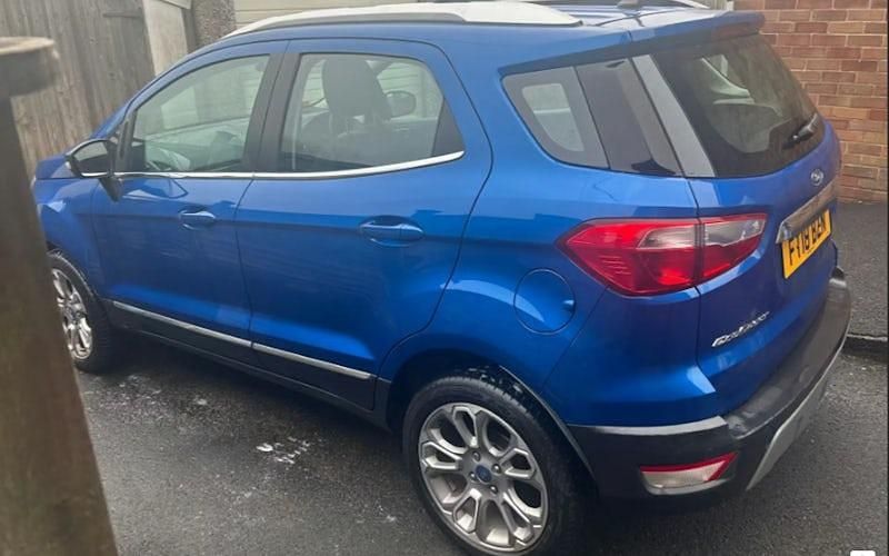 Usado Ford Ecosport Titanium 125 HP (91 kW) 2018 Azul SUV