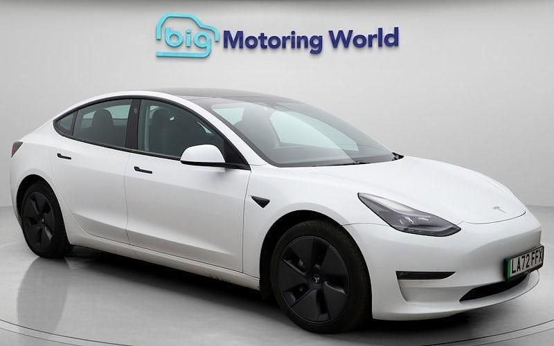 Used Tesla Model 3 Long Range AWD 366 kW (498 HP) 2022 White Sedan